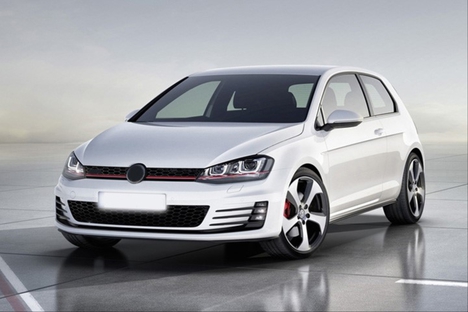VOLKSWAGEN GOLF 7 2013-2017 IÇIN UYUMLU GTI ON TAMPON VE PANJUR SETI